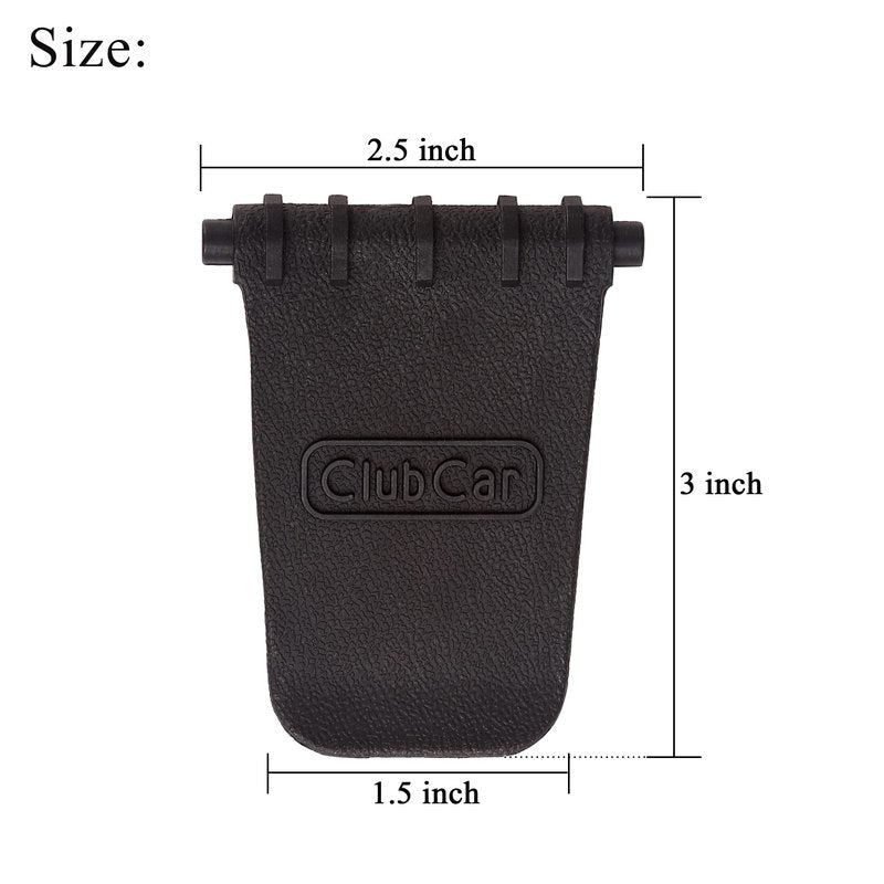 10L0L Golf Cart Bag Rack Strap Buckle for Club Car 1981-up DS 1981-up Gas & Electric, EZGO Medalist/TXT 1994- Up (2 PCS)