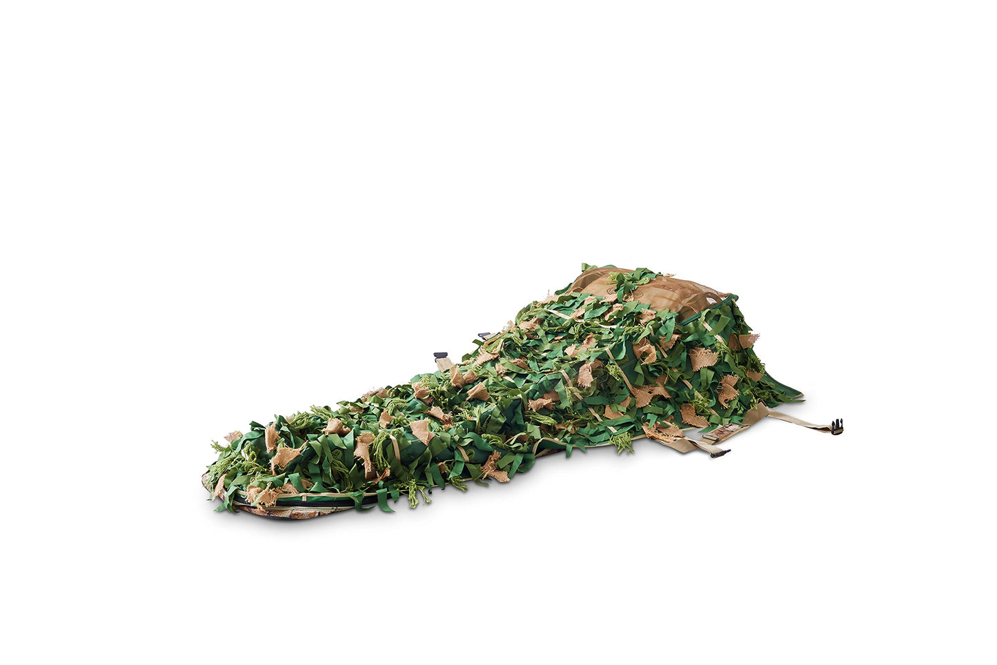 Rig'Em Right Waterfowl Xtreme Ghillie Layout Blind Field Green Cover - Incluldes Stubble Straps and Made of Heavy Duty Weather-Shedding Material to Keep You Dry (Green)