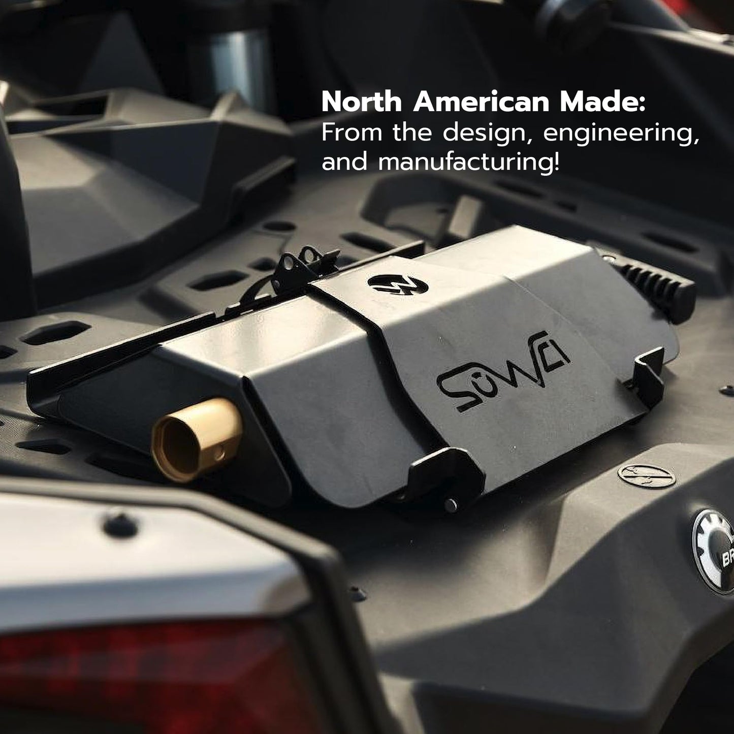 DMOS Shovel Mount - Aluminum Off-Road & Overlanding Tool Mount Clamp for Trucks, Cars, & ATVs - Stealth Shovel