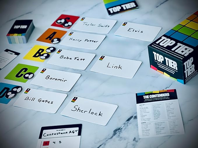 Indie Boards & Cards Top Tier - Hilarious Party Game of Creative Rankings and Fun Challenges