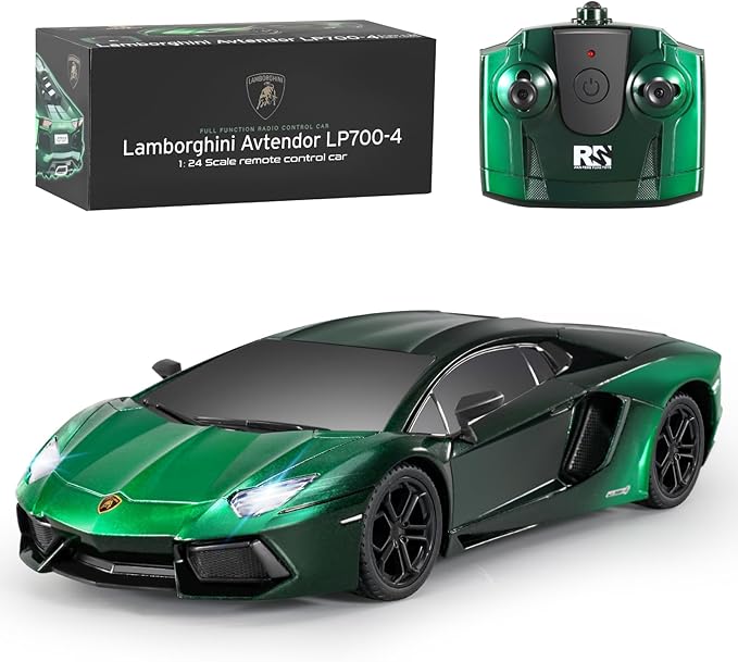 MIEBELY Lamboghini RC Car - 1:24 Scale Lambo Toy 3.7V 500mAh LP700 Fast Remote Control Car for Boys 8-12 Rc Race Model Birthday Gifts for Kids Adults Boys Girls Age 6-12 Year Old