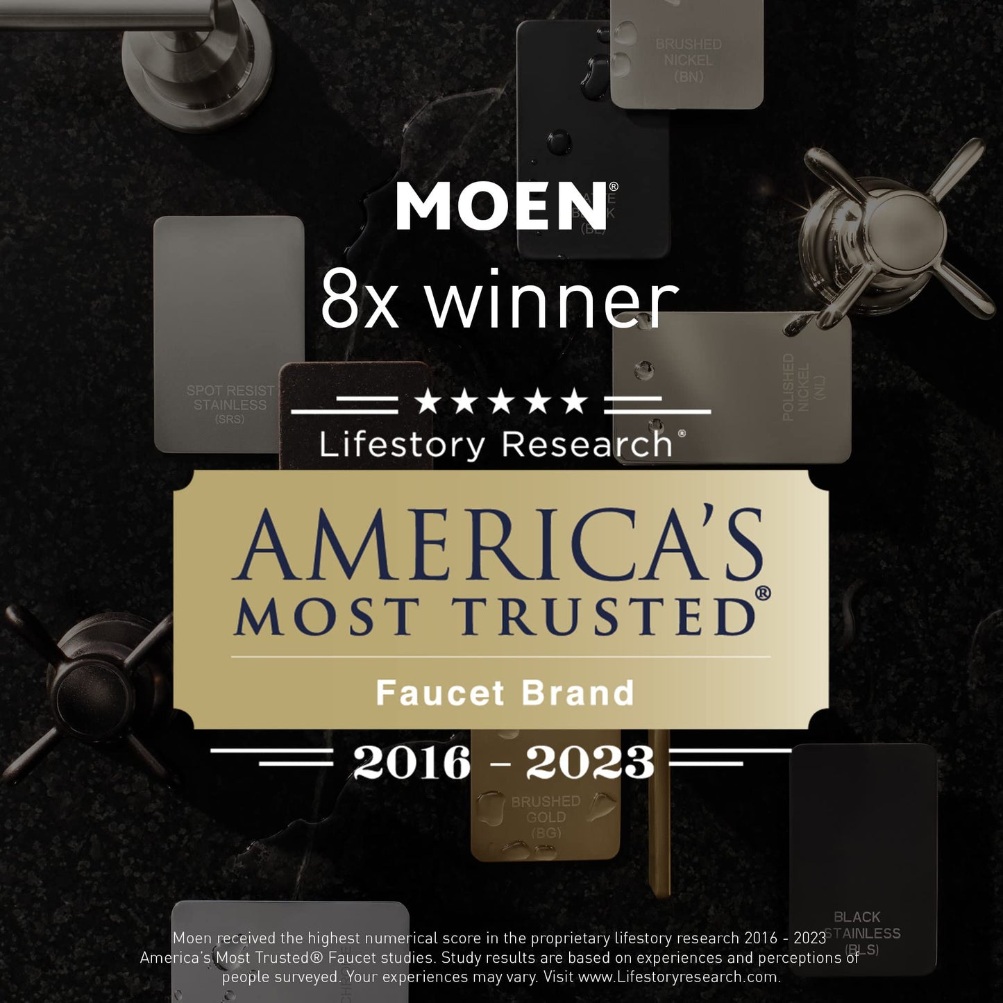 Moen 695BL Voss One-Handle Freestanding Floor Mount Tub Filler with Handshower