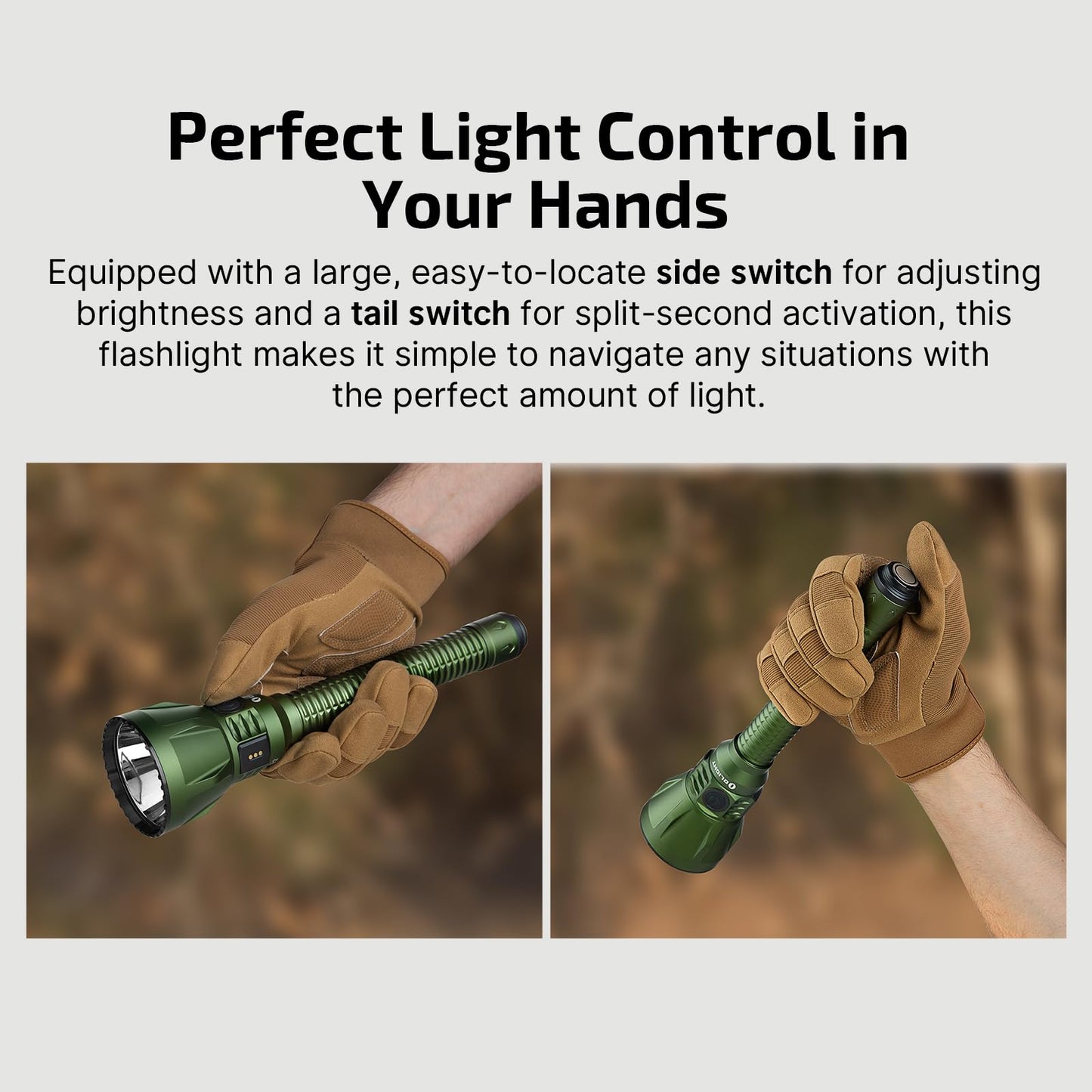 OLIGHT I3T EOS 180 Lumens Dual-Output Slim EDC Flashlight for Camping and Hiking, Tail Switch Flash Light Javelot Turbo 2 1800 Lumen Rechargeable Tactical Flashlight with Long-Range 4921ft Throw