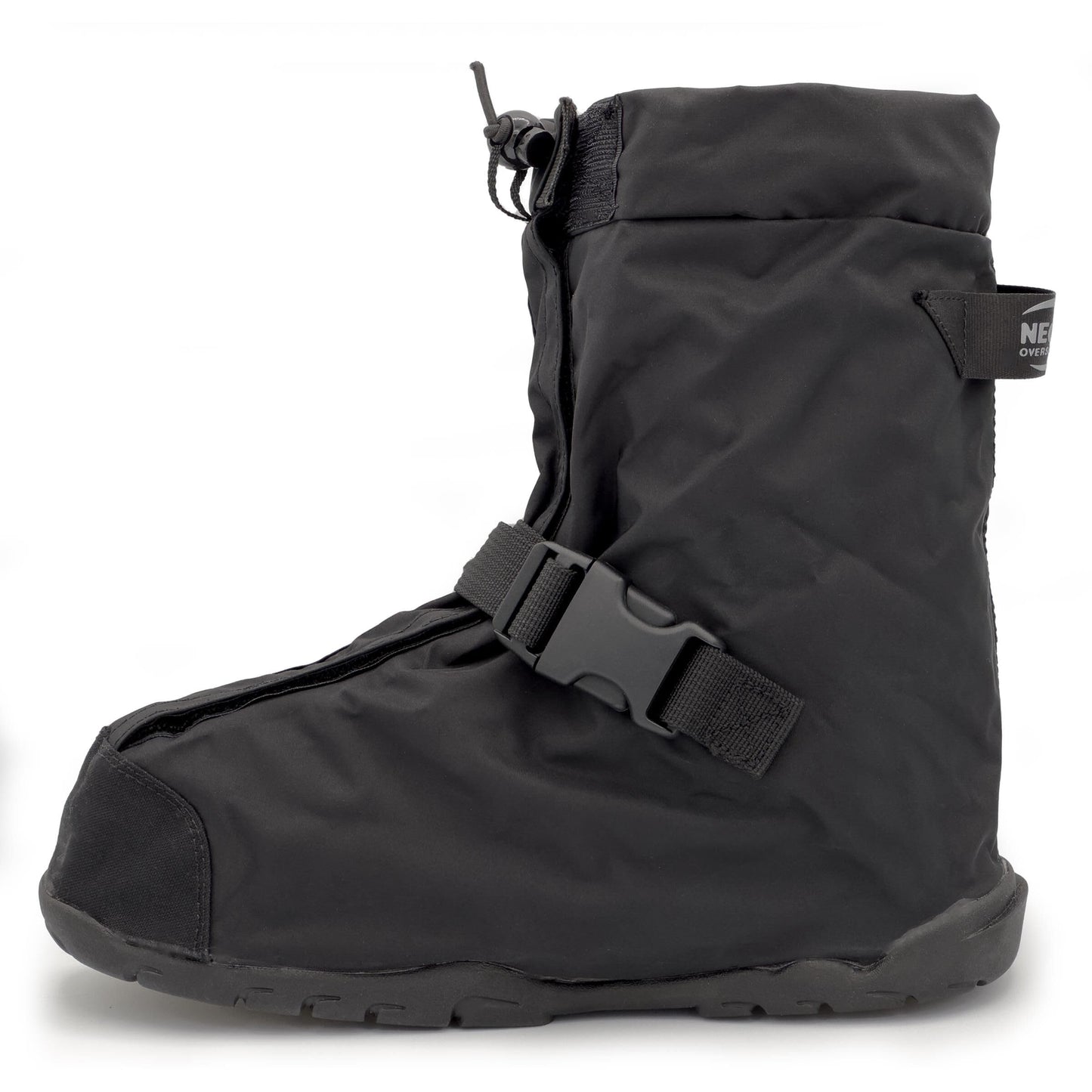 NEOS 10" Villager Mid All-Season Nylon Overboots, Black, Size Medium, Wind Resistant and Waterproof Boot Covers, Lightweight, Comfortable Fit, No-Slip Superlight Outsole