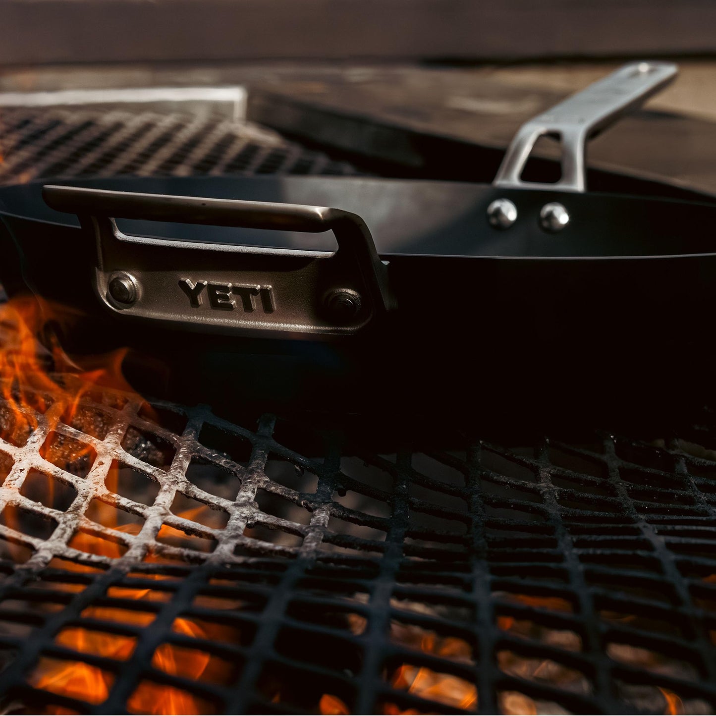 YETI Carbon Steel Skillet 10" - Pre-Seasoned Nonstick, Rust-Resistant, Use on Stovetop, Oven, Grill, or Campfire