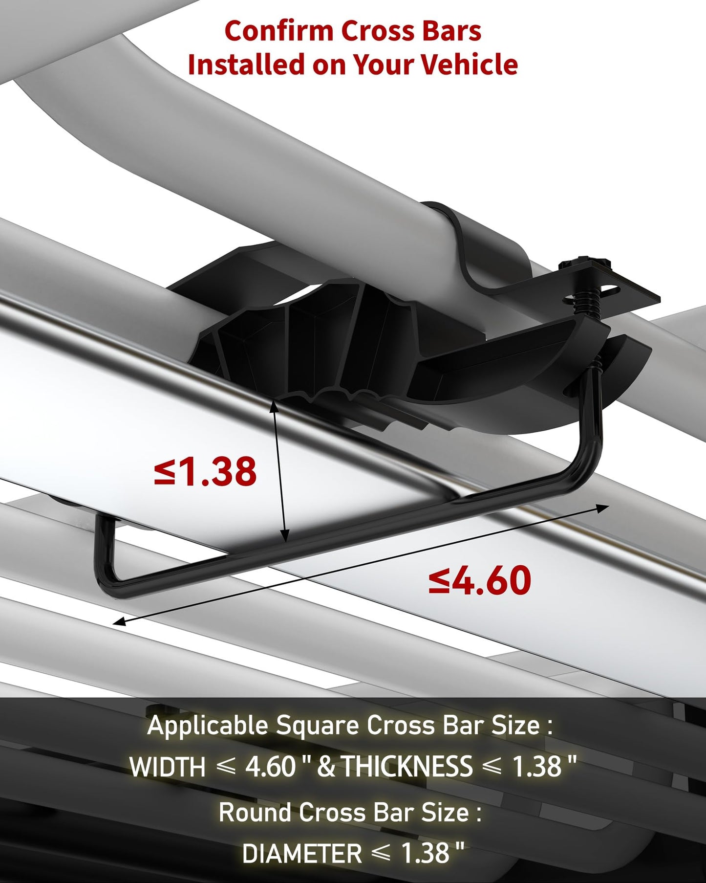 DEXSO 64" x 39" Universal Roof Rack Basket, 200 Lbs Capacity Rooftop Cargo Carrier Basket with Extension Heavy Duty Luggage Holder Rack for SUVs, Trucks, Vehicles