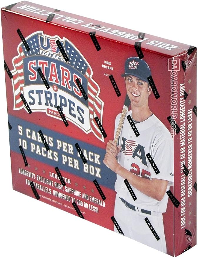 USA Baseball 2015 Stars & Stripes Trading Card RETAIL Box