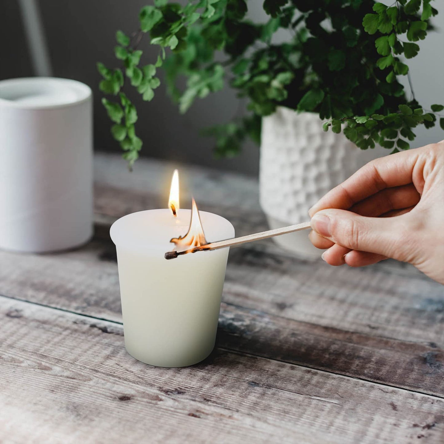 Abarli Votive Candles 12 Packs Small Undscented Bulk Soy Wax Votives for Weddings, Bridal Showers, Holiday & Home Parties