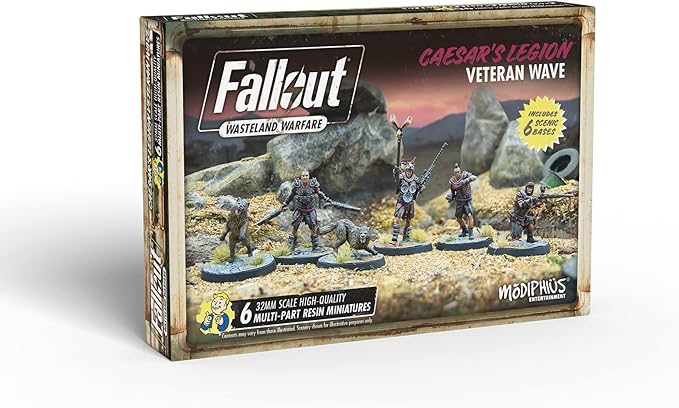 Modiphius Fallout - Wasteland Warfare - Caesar's Legion Veteran WaveMulticolor