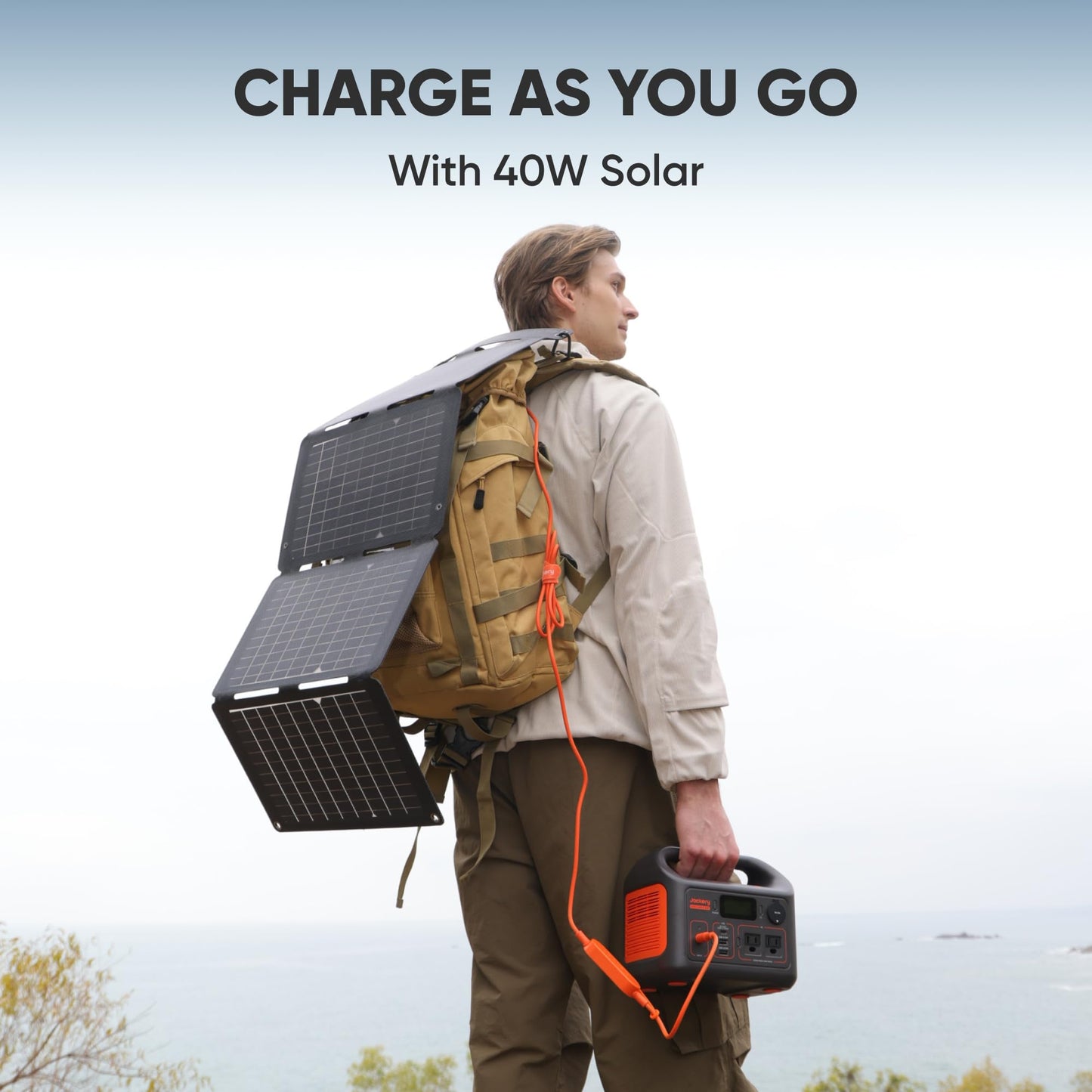 Jackery Portable Power Station Explorer 300, 292Wh Backup LiFePO4 Battery, Solar Generator for Outdoors Camping Travel Hunting Blackout (Solar Panel Optional)