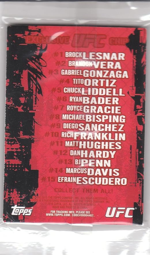 2010 Topps UFC Main Event 5-Pack Blaster Box