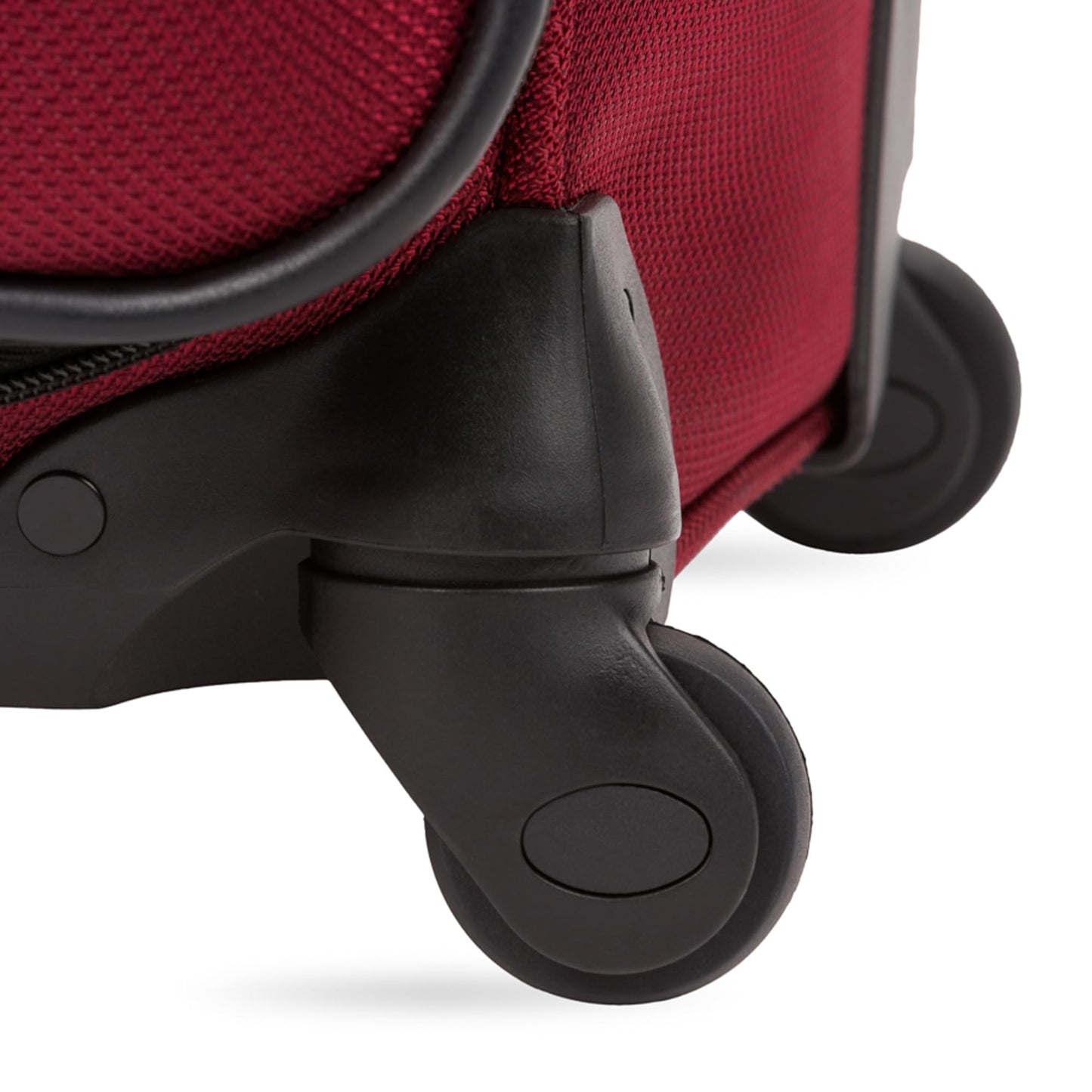 SWISSGEAR Sion Softside Expandable Spinner Luggage Durable Lightweight Travel Suitcase, Burgundy, Checked-Large
