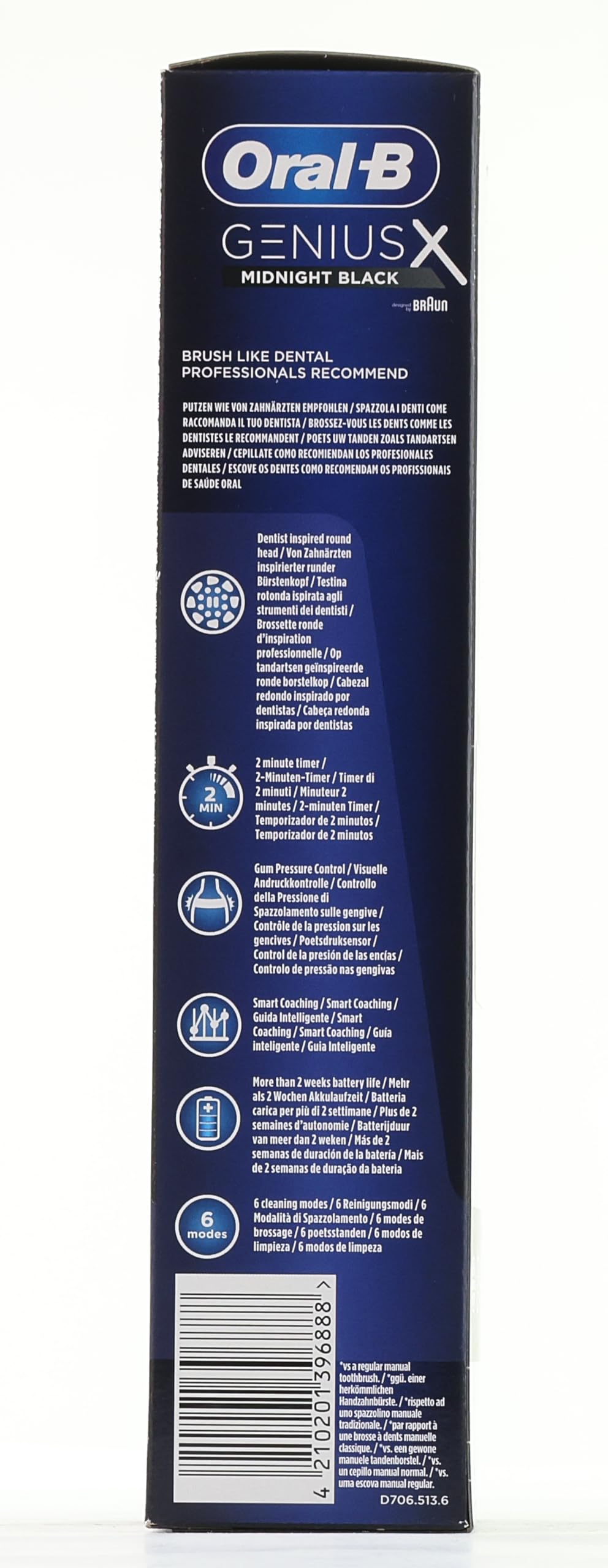 Oral-B Genius X Adult Oscillating toothbrush Black