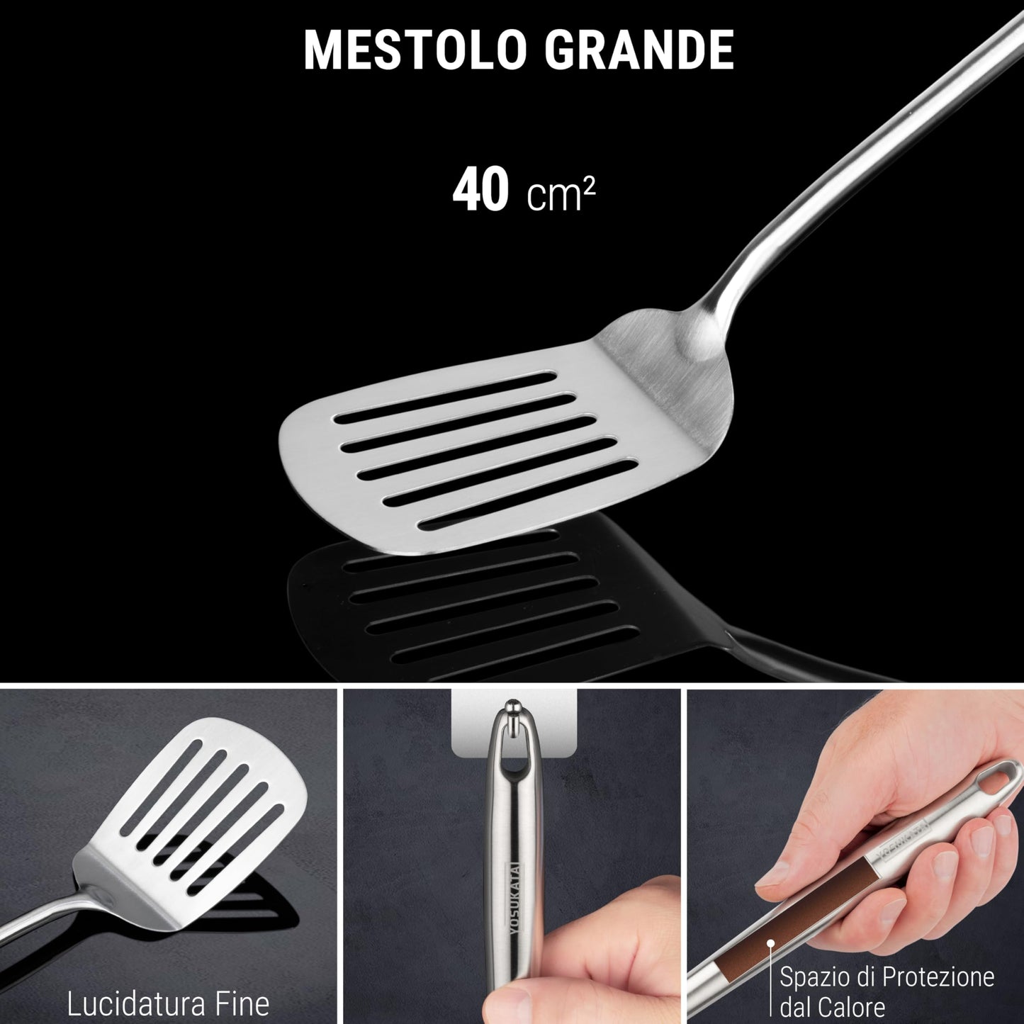 YOSUKATA Carbon Steel 11.8" Stir Fry Wok Pan + Reusable Natural Wooden Long Cooking Chopsticks Set of 3 pairs + Wok Lid 11.4 In + 17" Wok Spatula and Ladle and Turner Spatula