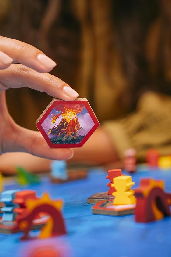 Asmodee Survive The Island Board Game (2024 Edition) - Thrilling Escape Adventure with New Monsters Fun Strategy Game for Kids & Adults Ages 8+ 2-5 Players 45 Minute Playtime
