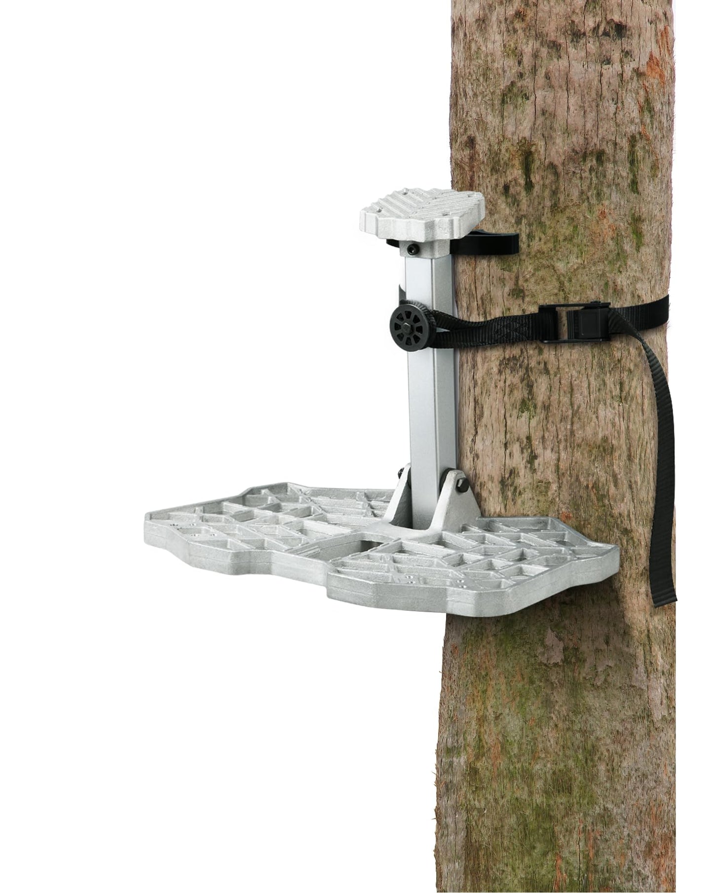 skiguard Hunting Saddle Platform, Lightweight Cast Aluminum Construction Saddle Hunting Platform, Reliable Hunting Platform, The Ultimate Hunting Platform for Saddle Hunters, 16.1"x12.2" Platform