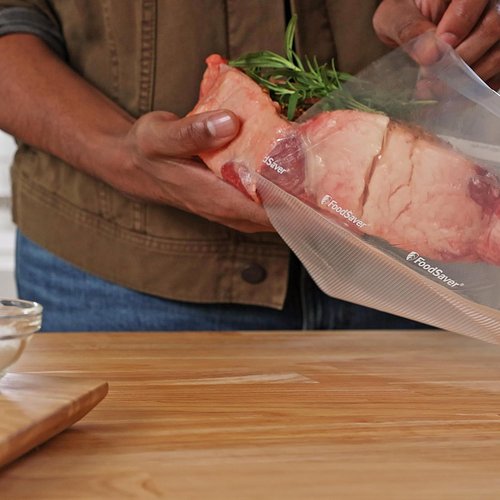 FoodSaver Heavy-Duty Vacuum Seal Rolls - 8" x 20' | 6-Pack for Food Storage & Sous Vide Cooking