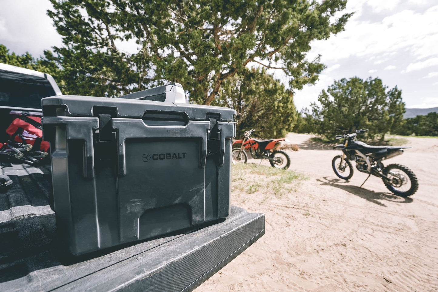 Cobalt 25 Quart Roto-Molded Super Ice Cooler | Large Ice Chest Holds Ice Up to 3 Days | (Gray)