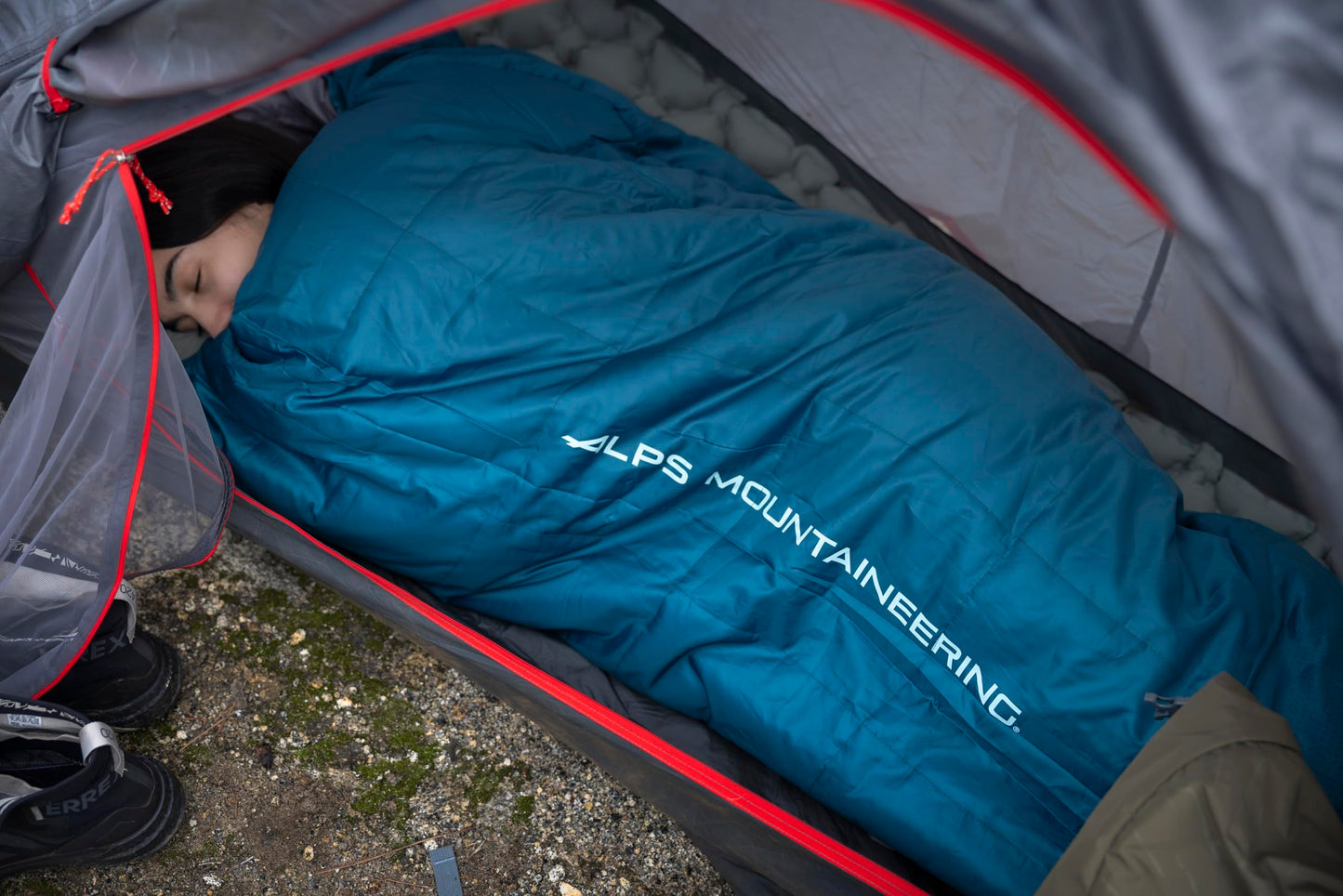 ALPS Mountaineering Vibe +20° Mummy Sleeping Bag, Regular - Aquamarine