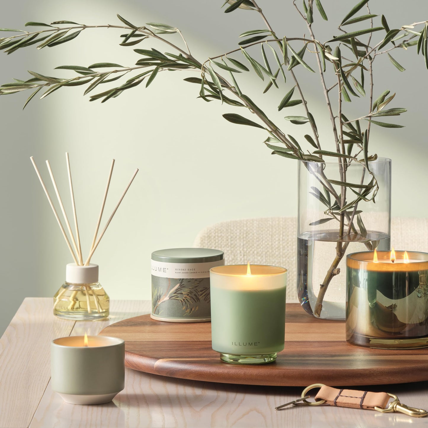 Beautifully Done Essentials Hinoki Sage Scented Candle Refill