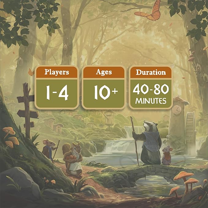 Everdell: Bellfaire Expansion – Board Game Add-On for 5–6 Players with Player Powers New Market Board & Special Event Cards – Requires Everdell Base Game
