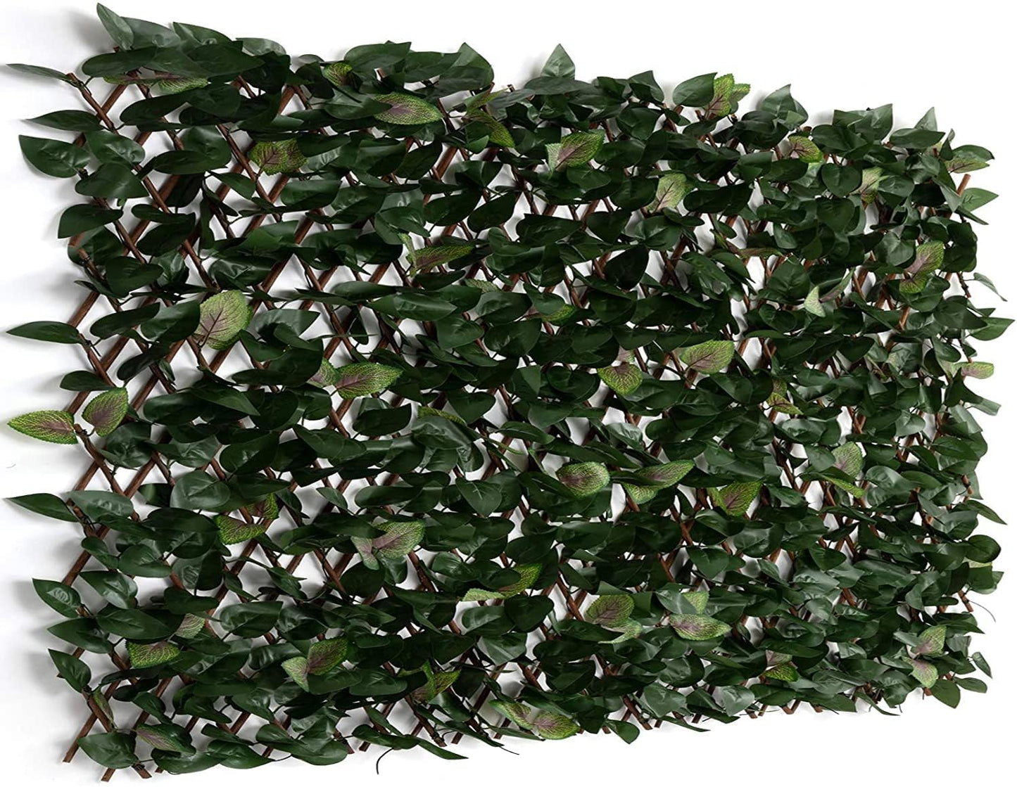 DOEWORKS Expandable Fence Privacy Screen for Balcony Patio Outdoor, 4PCS Faux Ivy Fencing Panel for Backdrop Garden Backyard Home Decorations