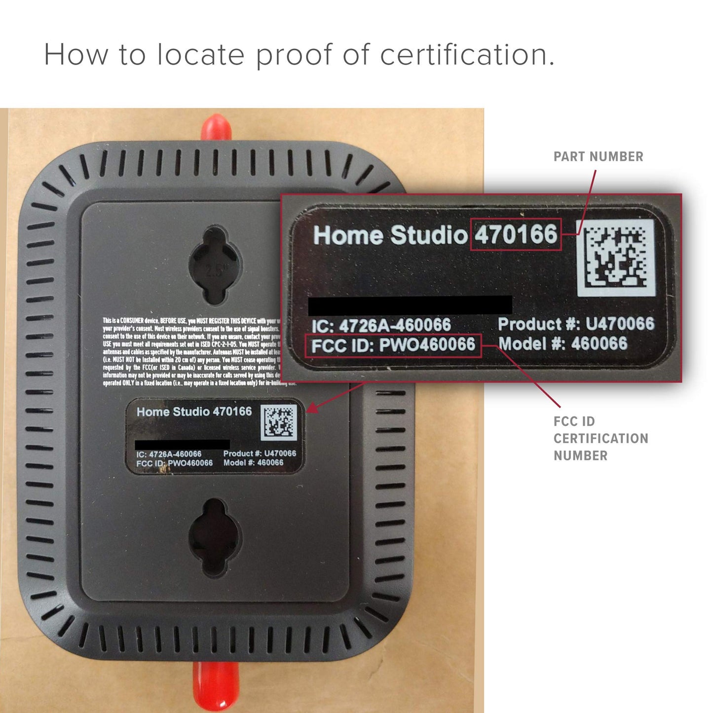 weBoost Home Studio - Cell Phone Signal Booster | Boosts 4G LTE & 5G for all U.S. & Canadian Networks - Verizon, AT&T, T-Mobile & more | Made in the U.S. | FCC Approved (model 470166)