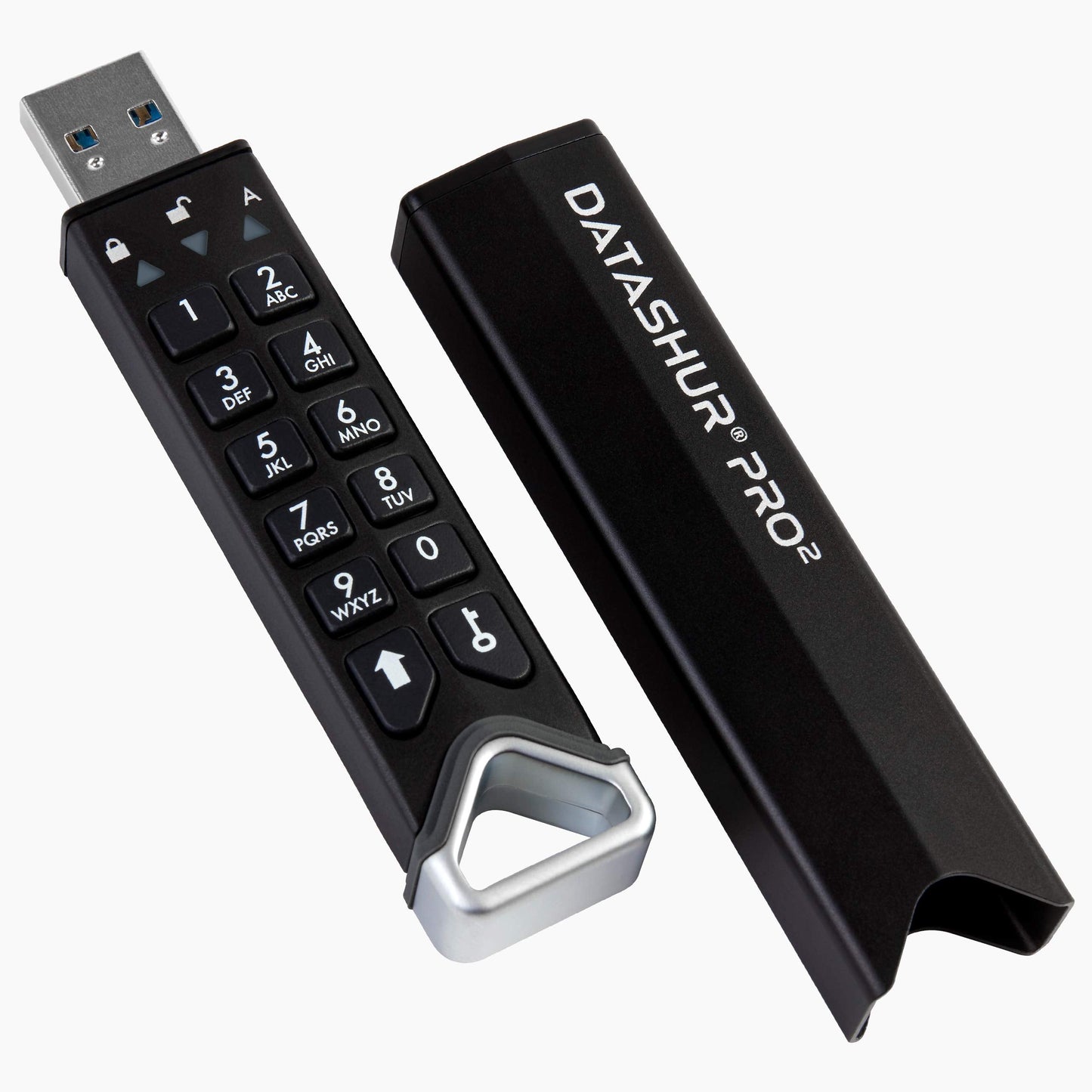 iStorage datAshur PRO2 256 GB | Secure Flash Drive | FIPS 140-2 Level 3 Certified | Password protected | Dust/Water-Resistant