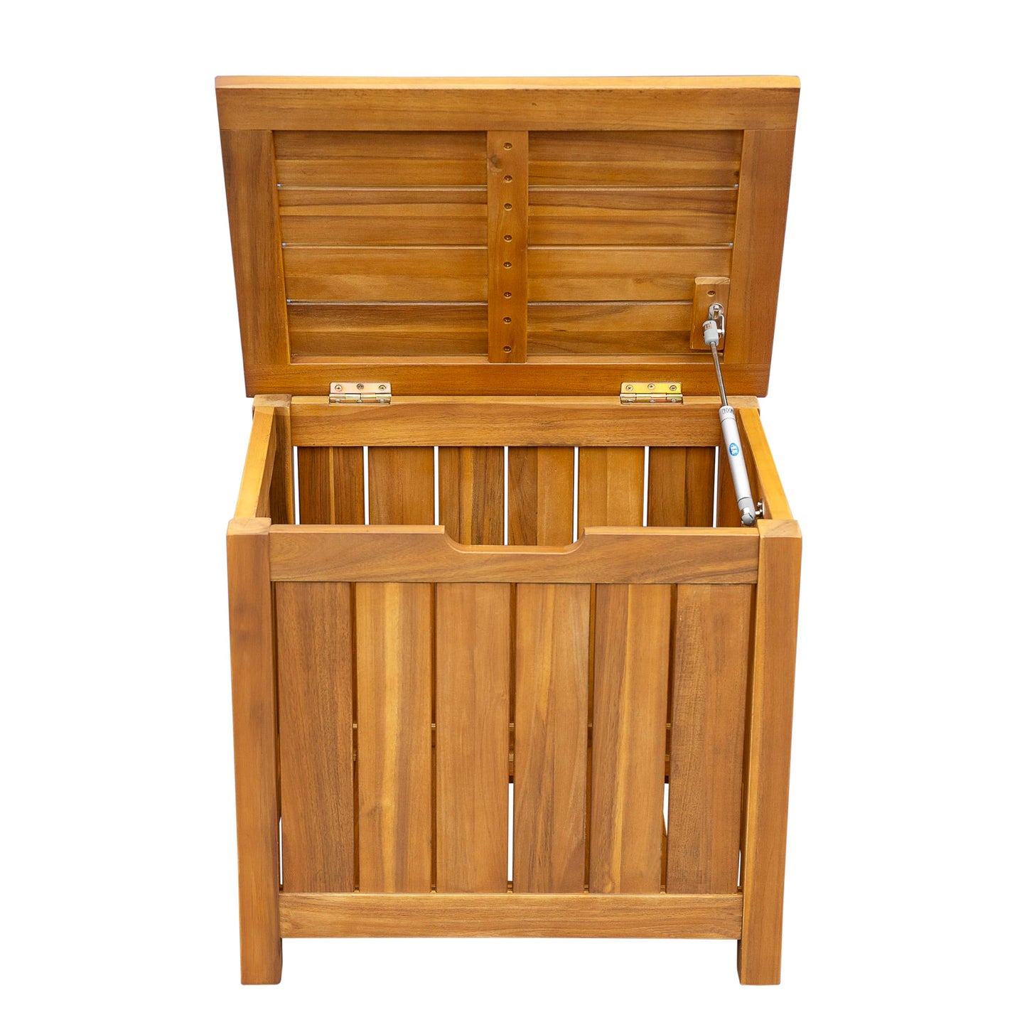 Christopher Knight Home Kensy Acacia Wood Outdoor Storage Box, 30 Gallons Wooden Patio Deck Box, Garden Backyard Tool Storage, Outdoor Storage Container for Patio Furniture Cushion, Teak Finish