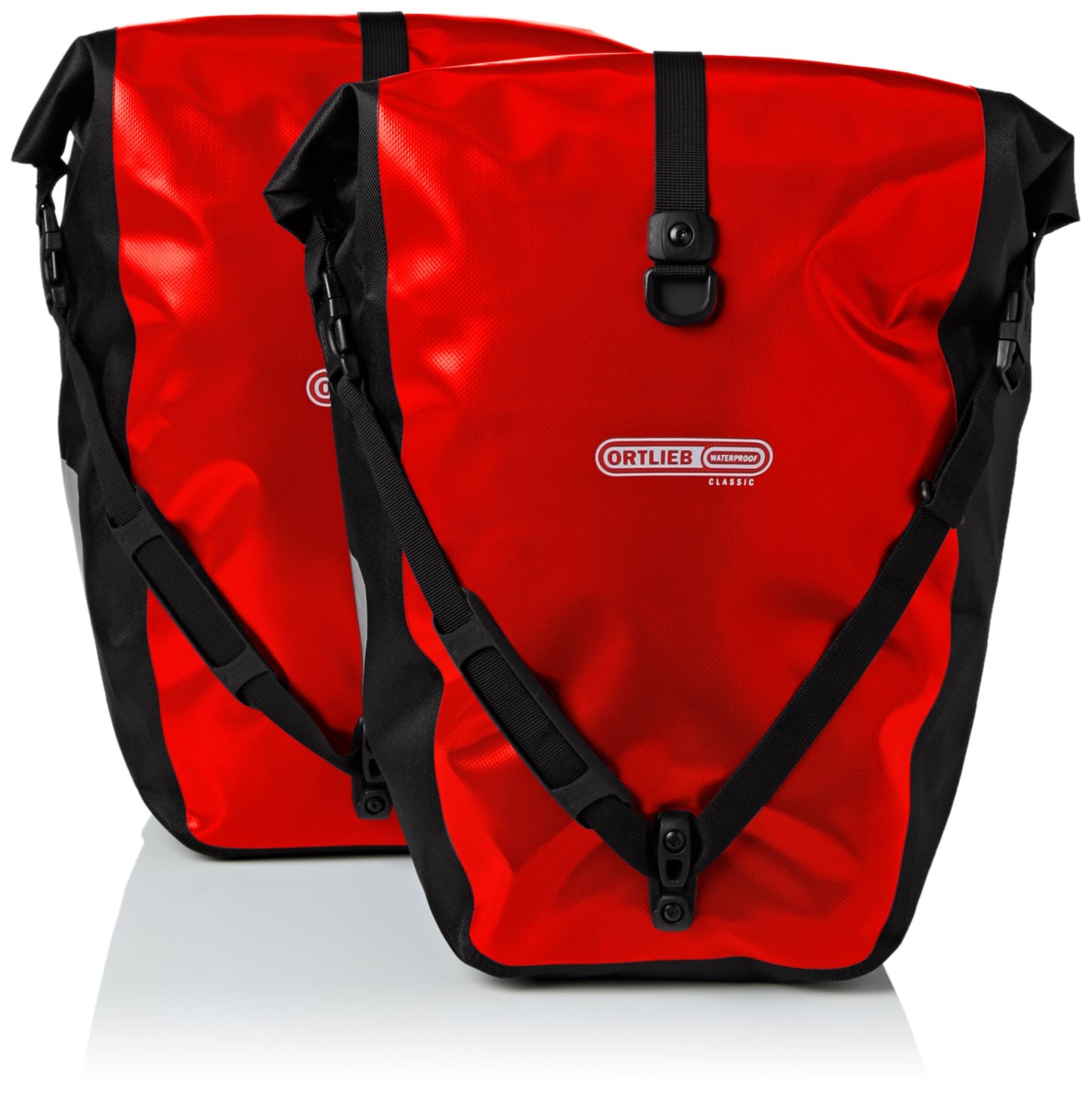 Ortlieb Unisex's Back-Roller Classic QL2.1 Bicycle Bag (1 Pair) -Black/Red, 40 Litre