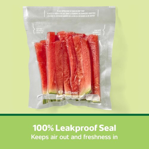 FoodSaver Quart Vacuum Seal Bags - Easy Use Pre-Cut Storage Bags | 43 Pack for Freshness