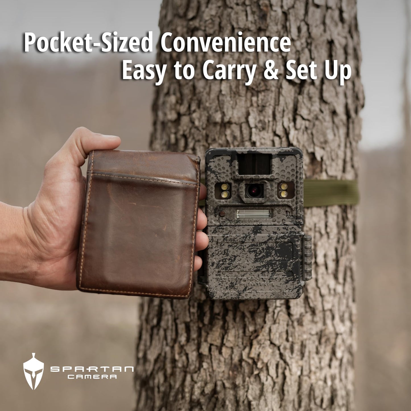 Spartan Camera 2 Pack Lumen Non Cellular Trail Camera HD Video, 24MP Photos, Dual Flash, Full Color Night Vision, 60ft Detection, 75° Wide-Angle, Rugged & Weatherproof