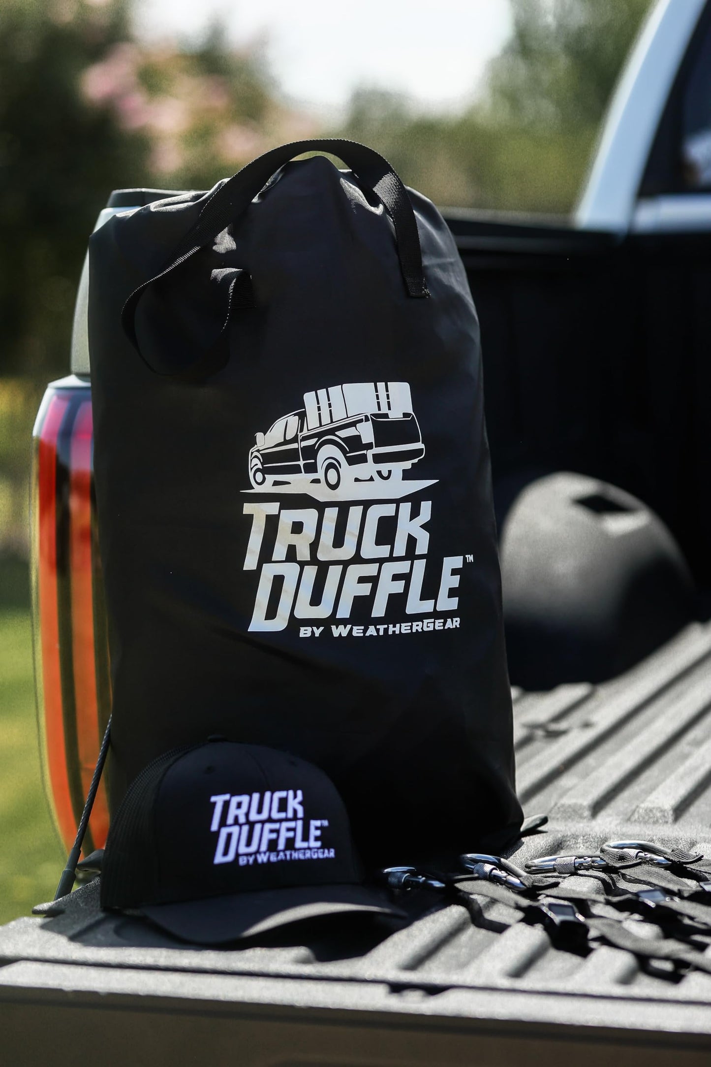 TruckDuffle Truck Bed Storage Bag – Expands Up to 85 Cu Ft – Weatherproof Cargo Organizer – Waterproof Heavy-Duty Soft-Shell Material – Alternative to Tonneau Cover – Fits Compact to Heavy Duty Beds