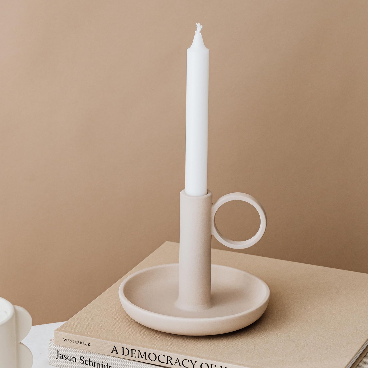 Tapered Candles - 80 Bulk Set of 6” Sticks - 5 Hours Clean, Long-Burning White Candlesticks - Dripless Unscented & Hand-Dipped Tall Candles for Dinners - White Taper Candles by PARNOO
