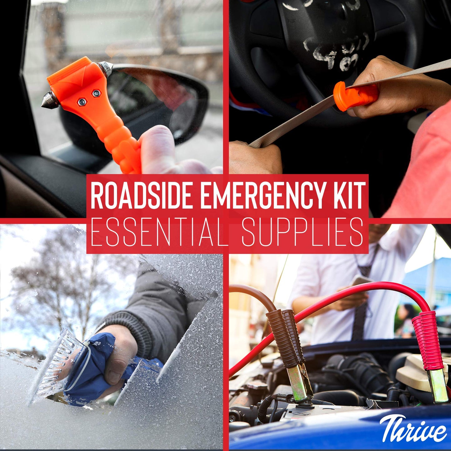 Large First Aid Kit and Auto Emergency Kit