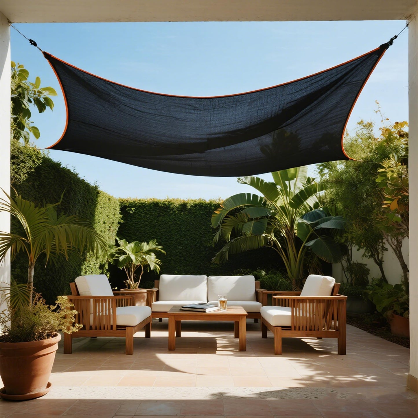 winemana Black Shade Cloth 40%, 30x50 FT Mesh Tarp - Garden Shade for Greenhouse, Patio, Vegetables, Plants Cover and Chicken Coops, Sun Shade Net for Outdoor Protection with Reinforced Grommets