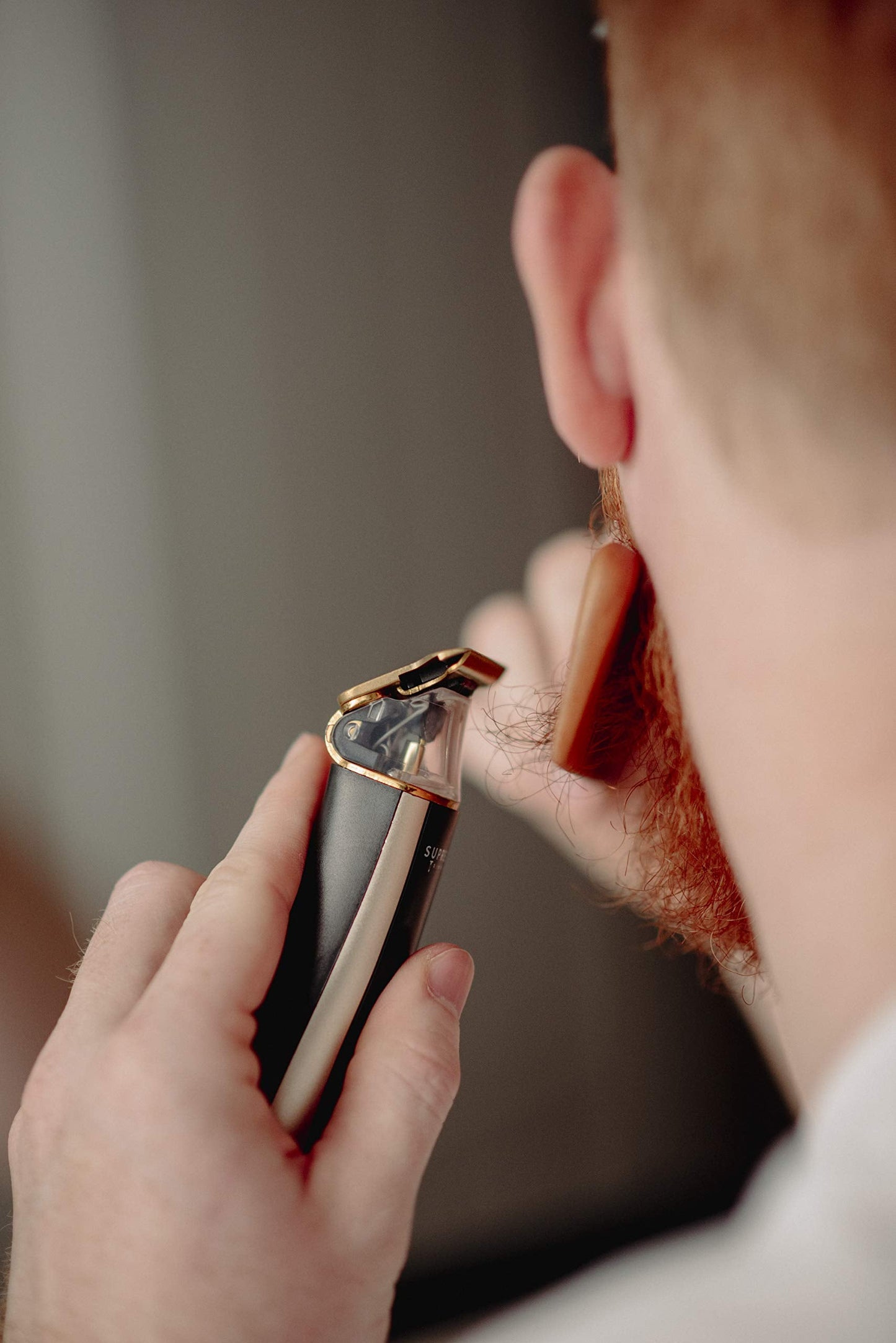 Supreme Trimmer T Shaper - Quiet Cordless Beard & Hair Trimmer for Men | 120 Min Runtime, Low Noise, Zero-Gap DLC Blade | Ideal for Sensitive Skin, Kids & Elderly | ST5206