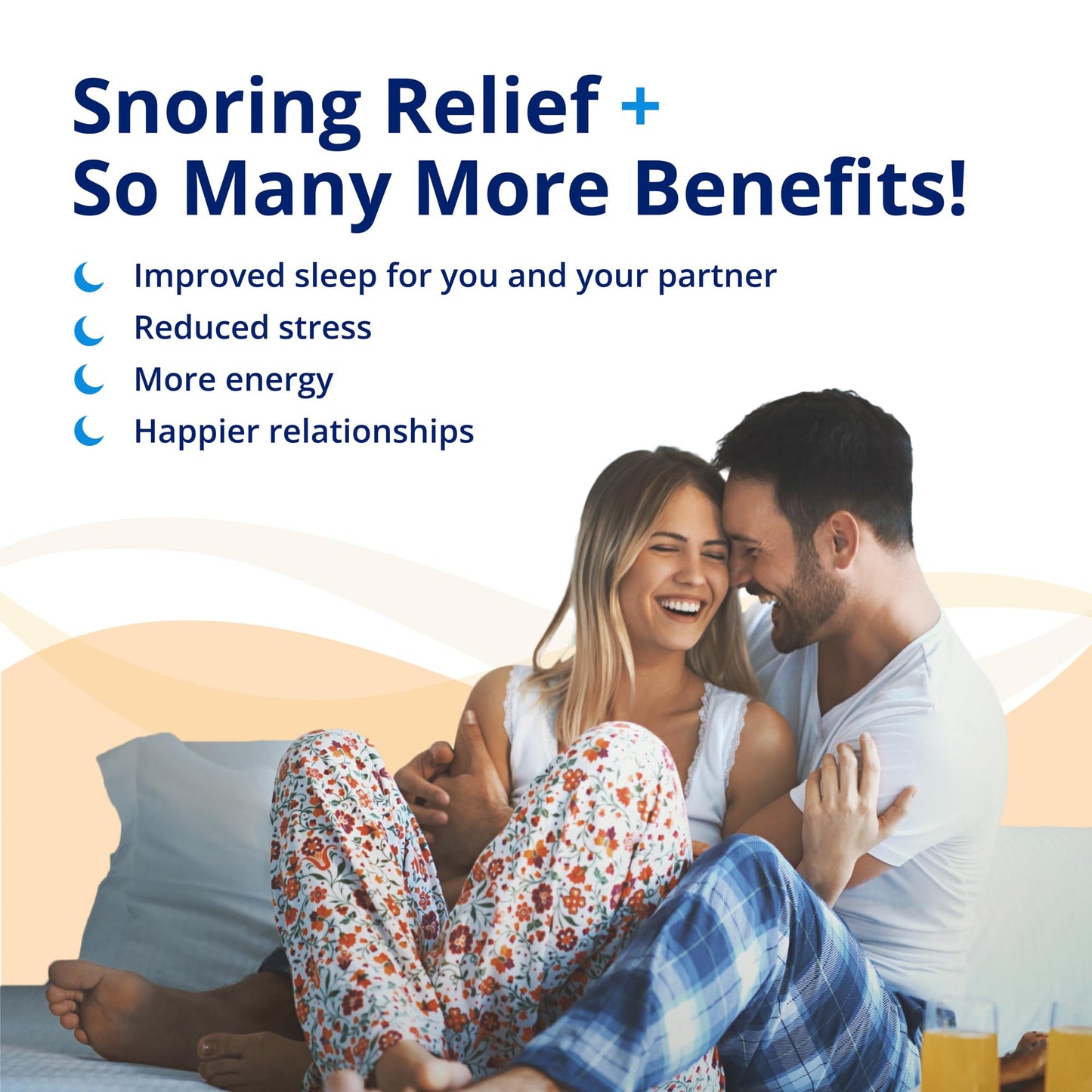 ZQuiet, Anti-Snoring Mouthpiece, Starter Pack with 2 Sizes, Living Hinge & Open Front Design for Comfort & Easy Breathing, Clear