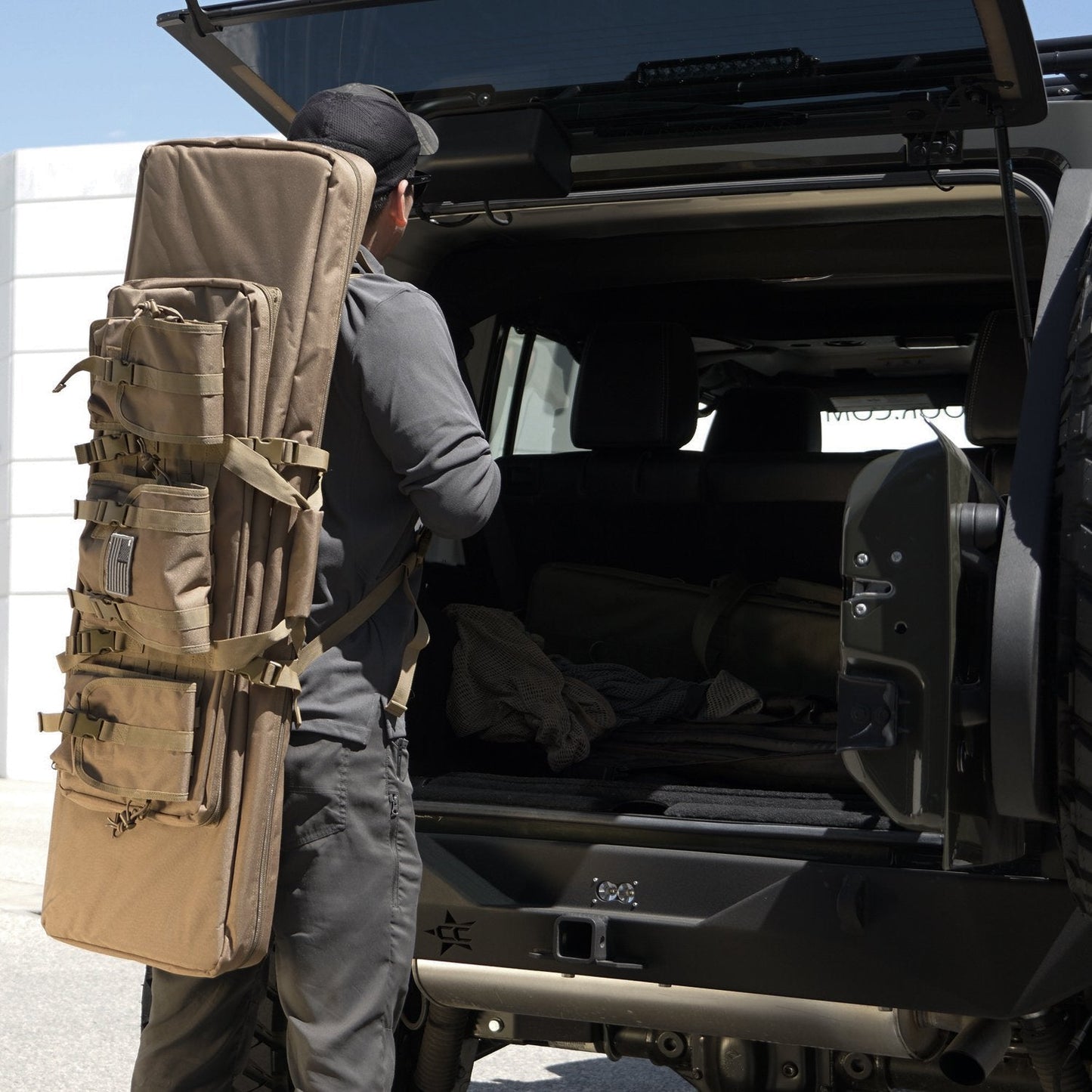 Condor Double Rifle Case (Black, 36 x 13 x 4.5-Inch)