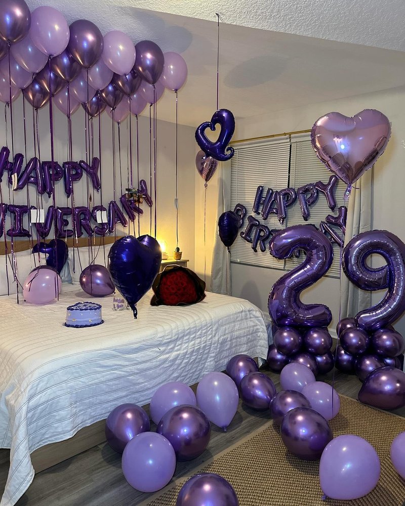 Purple Number 12 Balloon 40 inch, 12 Number Balloons, 12th Purple Birthday Decorations, 12 Year Old Girls Boys Party Supplies