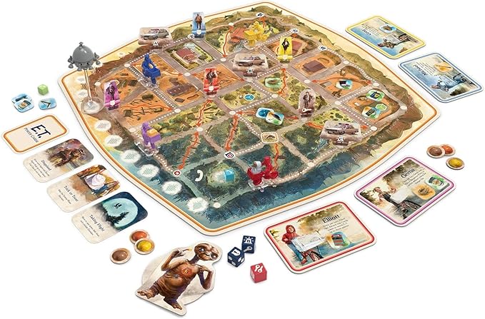 Funko ET The Extra-Terrestrial: Cooperative Family Board Game Ages 10 and Up 2-4 Players