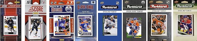 C&I Collectables NHL Edmonton Oilers Trading Cards White One Size