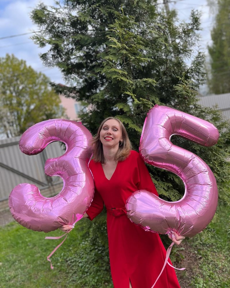 Pink Number 3 Balloon 40 Inch, 3rd Birthday Celebration Supplies for Girls Boys Women Men, 3 Balloon for Girls Boys Theme Party