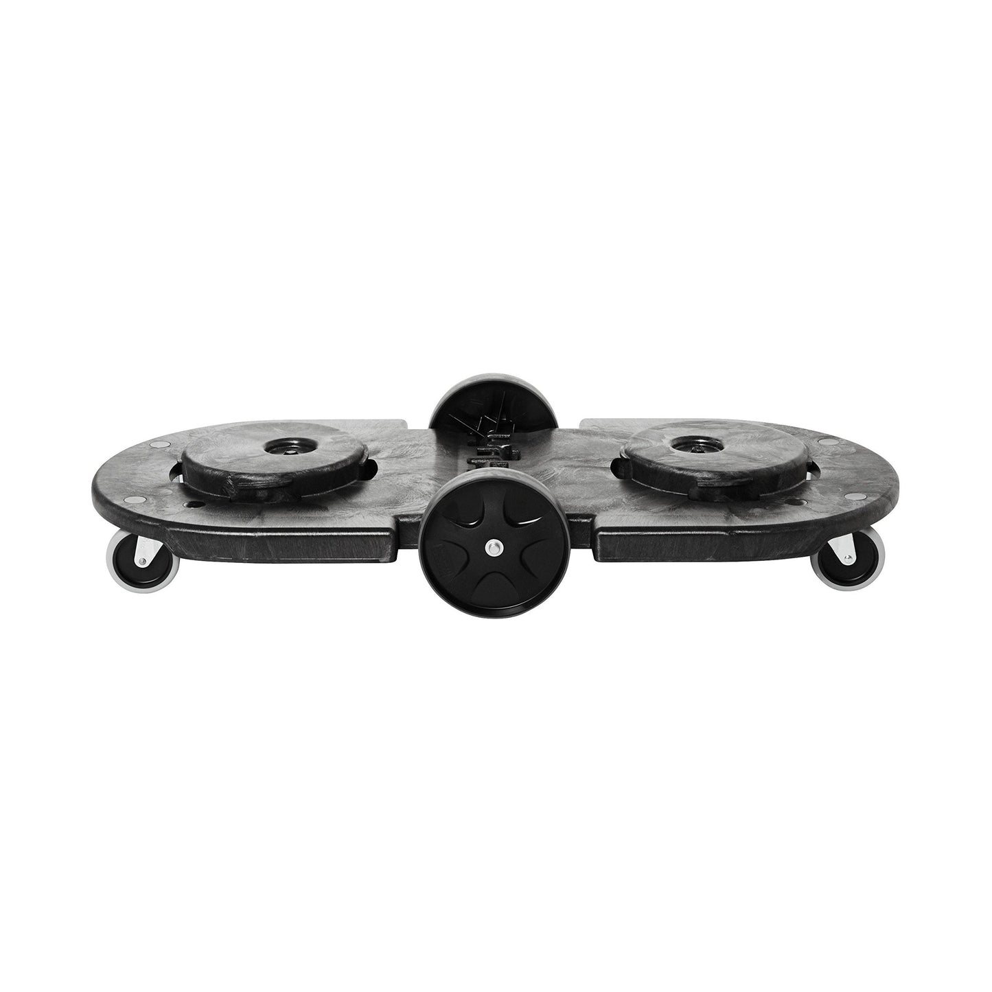 Rubbermaid Commercial Products Dolly for BRUTE Trash Can Wheels Black for Restaurants/Back of House/Offices/Warehouses/Airports/Commercial Environments