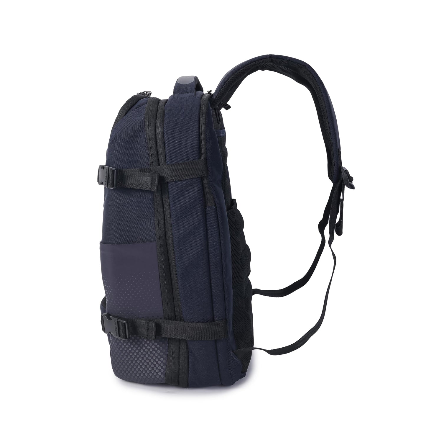 Hedgren TRIP Travel Backpack – Expandable, Water-Repellent RPET with RFID Blocking, Laptop & Clothing Compartments, Rain Cover & Smart Sleeve for Carry-On - 28.5 L (Peacoat Blue)