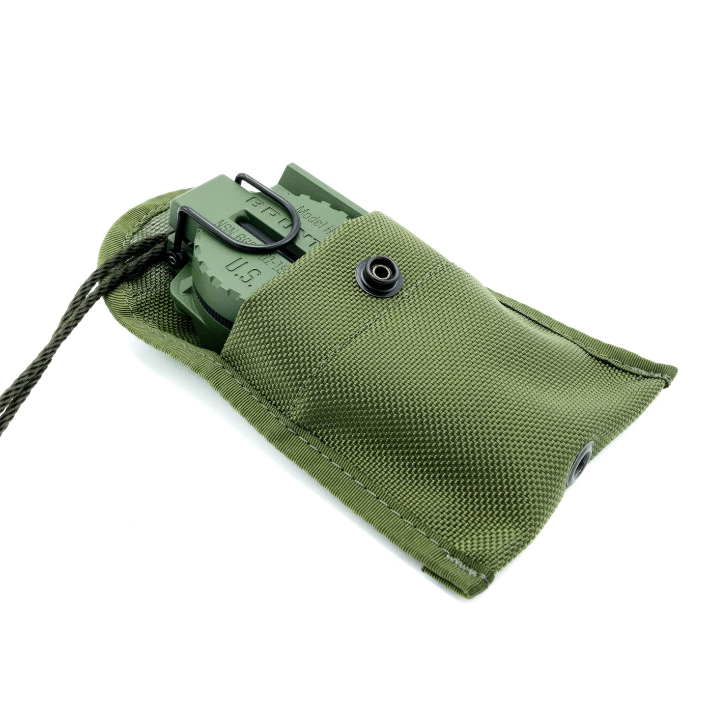 Brunton H-3 Military Lensatic Compass, Tritium Illuminated, Aluminum, 5.7 inch Open Length