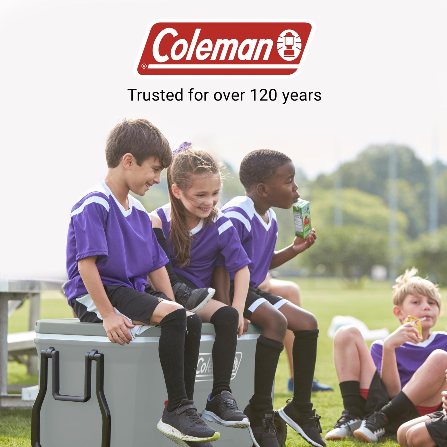 Coleman Classic Series Insulated Portable Rolling Cooler with Wheels, Leak-Resistant Outdoor Hard Cooler Keeps Ice up to 5 Days, 100-Quart