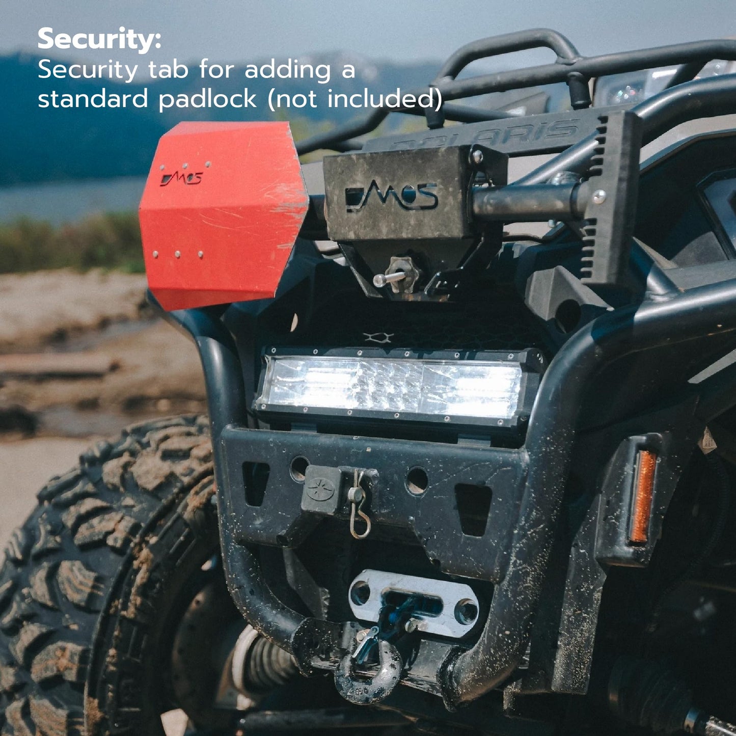 DMOS Shovel Mount - Aluminum Off-Road & Overlanding Tool Mount Clamp for Trucks, Cars, & ATVs - Universal Shovel/Axe