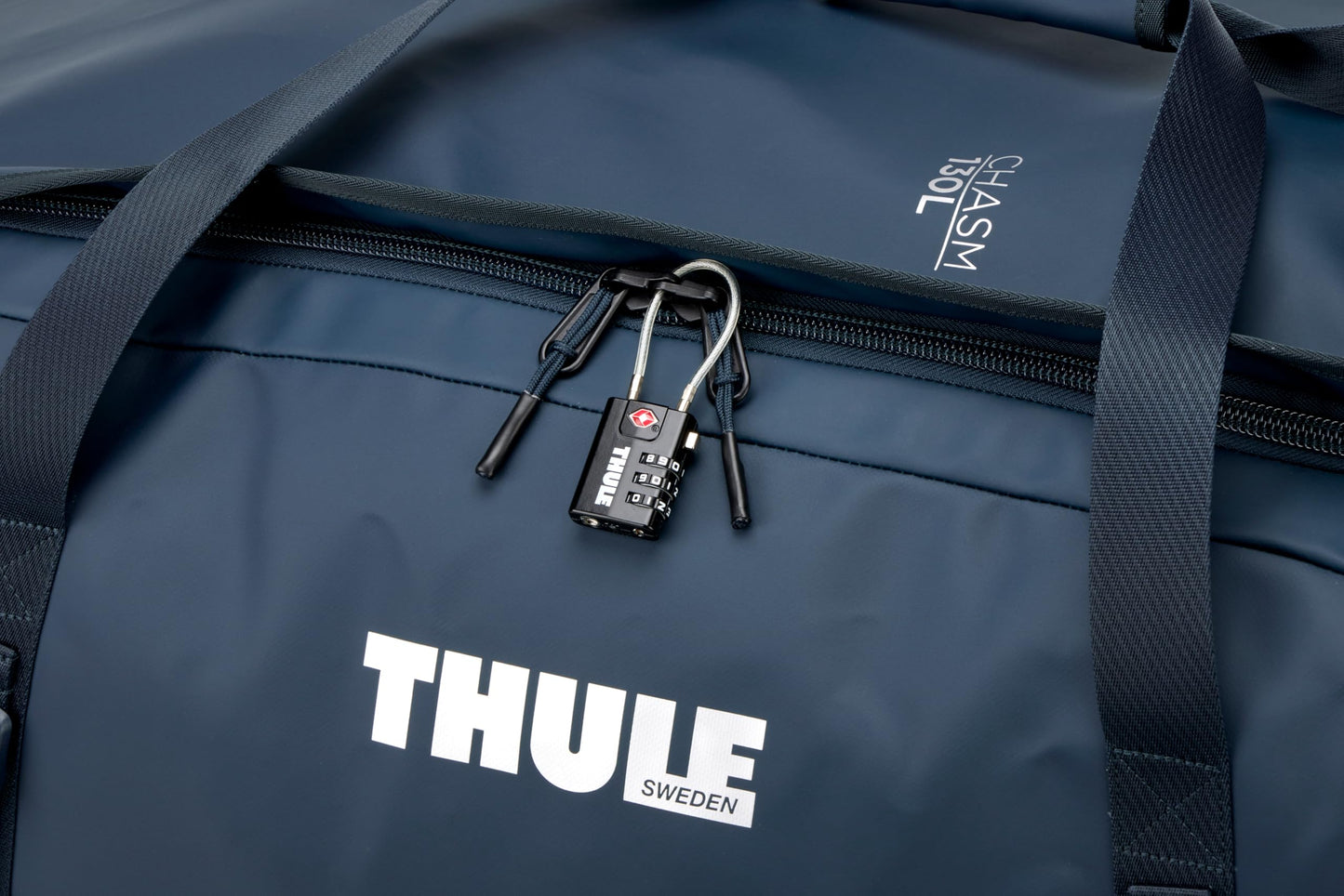 Thule Chasm 130L Duffel, Easy to Pack, Converts to Backpack, Internal mesh Pockets, Lockable Zippers, Recycled Materials