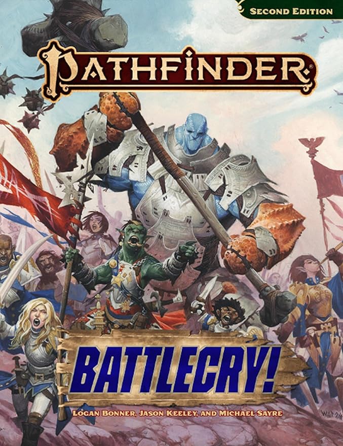 Pathfinder Battlecry! Pocket Edition - Tabletop RPG Rulebook | 6.7 x 8.4 Softcover | War & Combat | 2 New Classes | Second Edition Remaster | Ages 16+ | 224 Pages